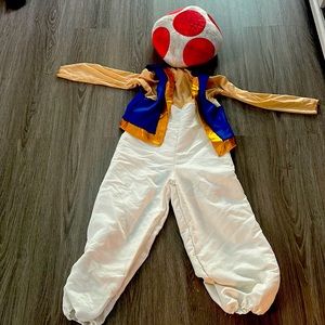 Kids super Mario toad costume